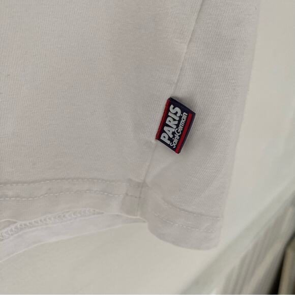 Saint-Germain Paris White Blue Red Short Sleeve T-shirt size large - Picture 6 of 7